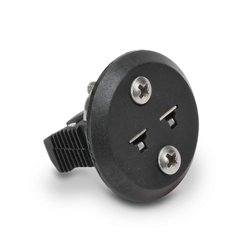 Thermocouple Connector, Miniature Flat Pin Panel Jack, 400 Deg F