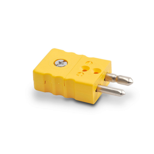 Thermocouple Connector, Standard Round Pin Plug, 400 Deg F