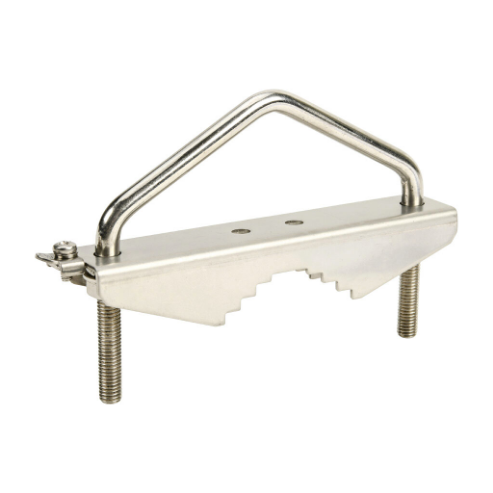 Pipe Mount Bracket, 316L Stainless Steel