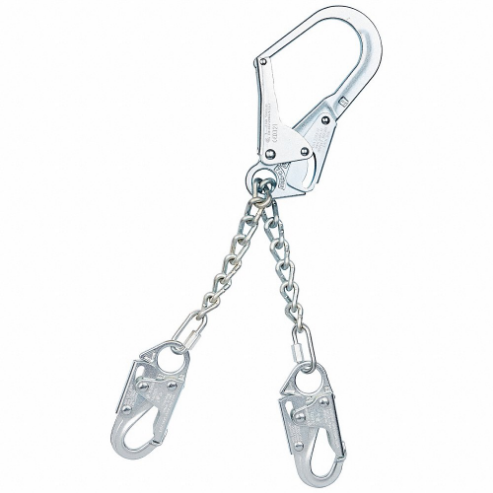 Rebar Positioning Lanyard, Steel Rebar Hook, Steel Snap Hook, 22 Inch Length