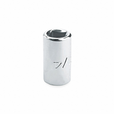 PROTO J4712S Socket, 1/4 Inch Drive Size, 3/8 Inch Socket Size, 8-Point Chrome | CT8GHA 429M68