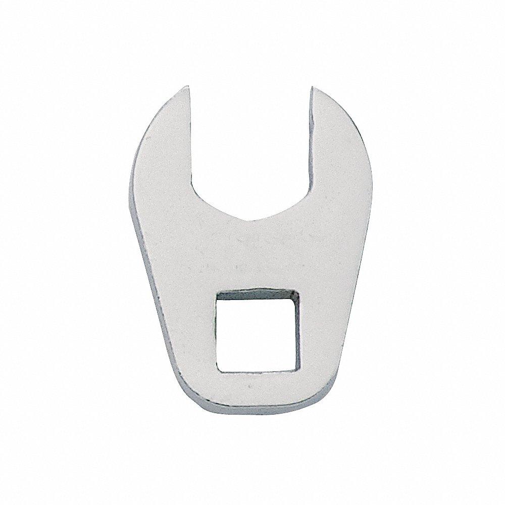 PROTO J4913MCF Crowfoot Socket Wrench, Alloy Steel, Chrome, 3/8 Inch Drive Size, 13 mm Head Size | CT8FUZ 449P77