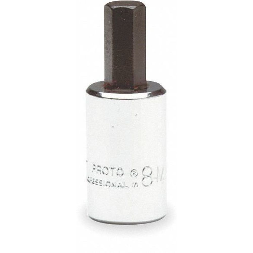 PROTO J49907 Socket Bit, Hex, 7/32 Inch Tip Size, 3/8 Inch Drill Size | CD3TYL 426H85
