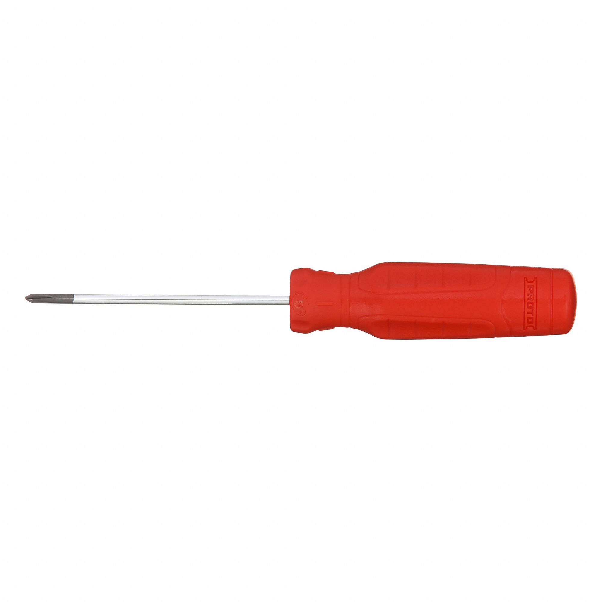 PROTO JPP0003RF Screwdriver, #0 Tip Size, 6 1/4 Inch Length, 3 Inch Shank Length, Plastic Grip | CT8EYW 61XL10
