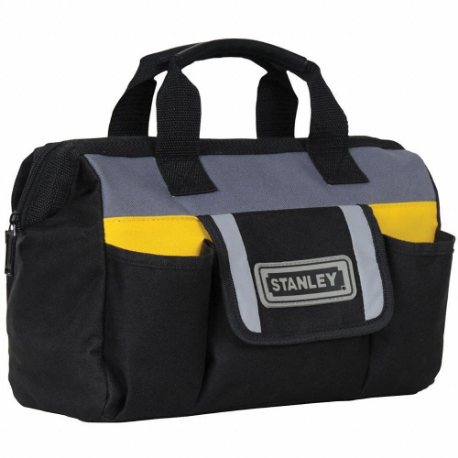 Tool Bag, Polyester, 12 Pockets, 12 Inch Overall Width, 5 Inch Overall Dp