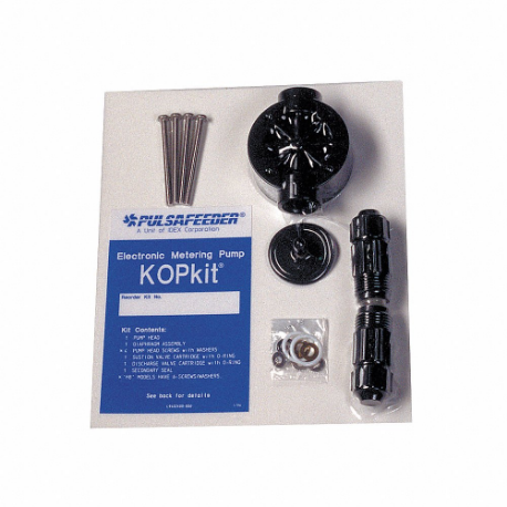 KOP Kits, Pump Head Repair Kit, K5KTC3, LPG5SA-KTC3-G19, 6KYH0, PVDF, PULSAtron
