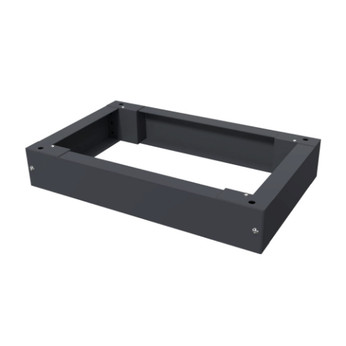 Plinth Kit, 100 x 600 x 400mm, Carbon Steel, Ral 7024 Graphite Gray, Powder Coat Finish
