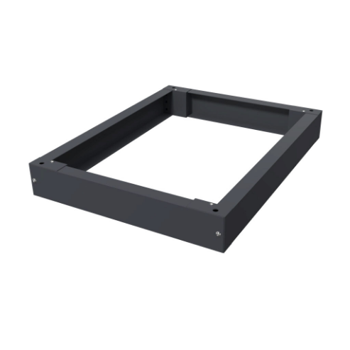 Plinth Kit, 100 x 600 x 800mm, Carbon Steel, Ral 7024 Graphite Gray, Powder Coat Finish