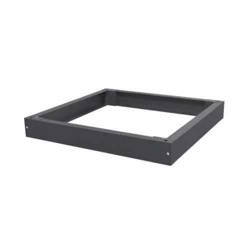 Plinth Kit, 100 x 800 x 600mm, Carbon Steel, Ral 7024 Graphite Gray, Powder Coat Finish