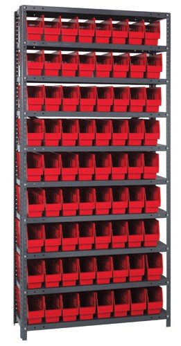 QUANTUM STORAGE SYSTEMS 1275-201 Shelf Bin Unit, 12 x 36 x 75 Inch Size | CG9HMJ