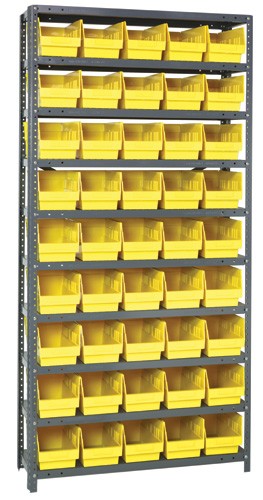 QUANTUM STORAGE SYSTEMS 1275-202 Shelf Bin Unit, 12 x 36 x 75 Inch Size | CG9HMK