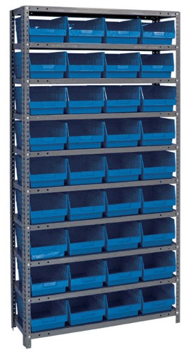 QUANTUM STORAGE SYSTEMS 1275-207 Shelf Bin Unit, 12 x 36 x 75 Inch Size | CG9HML