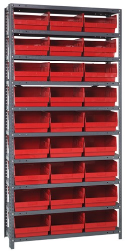 QUANTUM STORAGE SYSTEMS 1275-209 Shelf Bin Unit, 12 x 36 x 75 Inch Size | CG9HMM