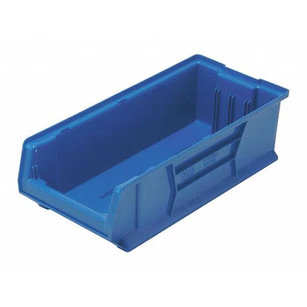 100 lb Storage Bin, Polypropylene, 11 in W, 7 in H, Blue, 23-7/8 in L