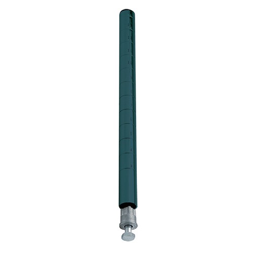 QUANTUM STORAGE SYSTEMS P14P Wire Shelving Post, 14 Inch Post, Profrom Green Epoxy | CG9RRC