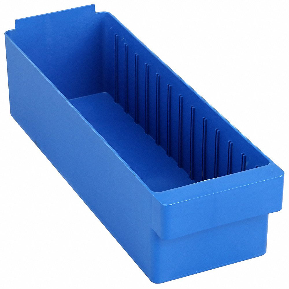 QUANTUM STORAGE SYSTEMS QED602BL Drawer Bin 17-5/8 x 5-9/16 x 4-5/8 Inch Blue | AB2TUB 1NTT5