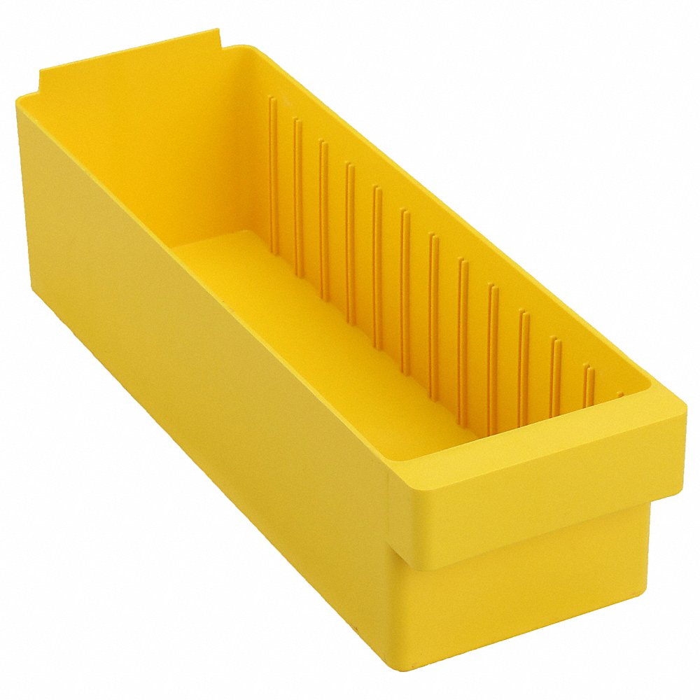 QUANTUM STORAGE SYSTEMS QED602YL Drawer Bin 17-5/8 x 5-9/16 x 4-5/8 Inch Yellow | AC2KLF 2KWC6