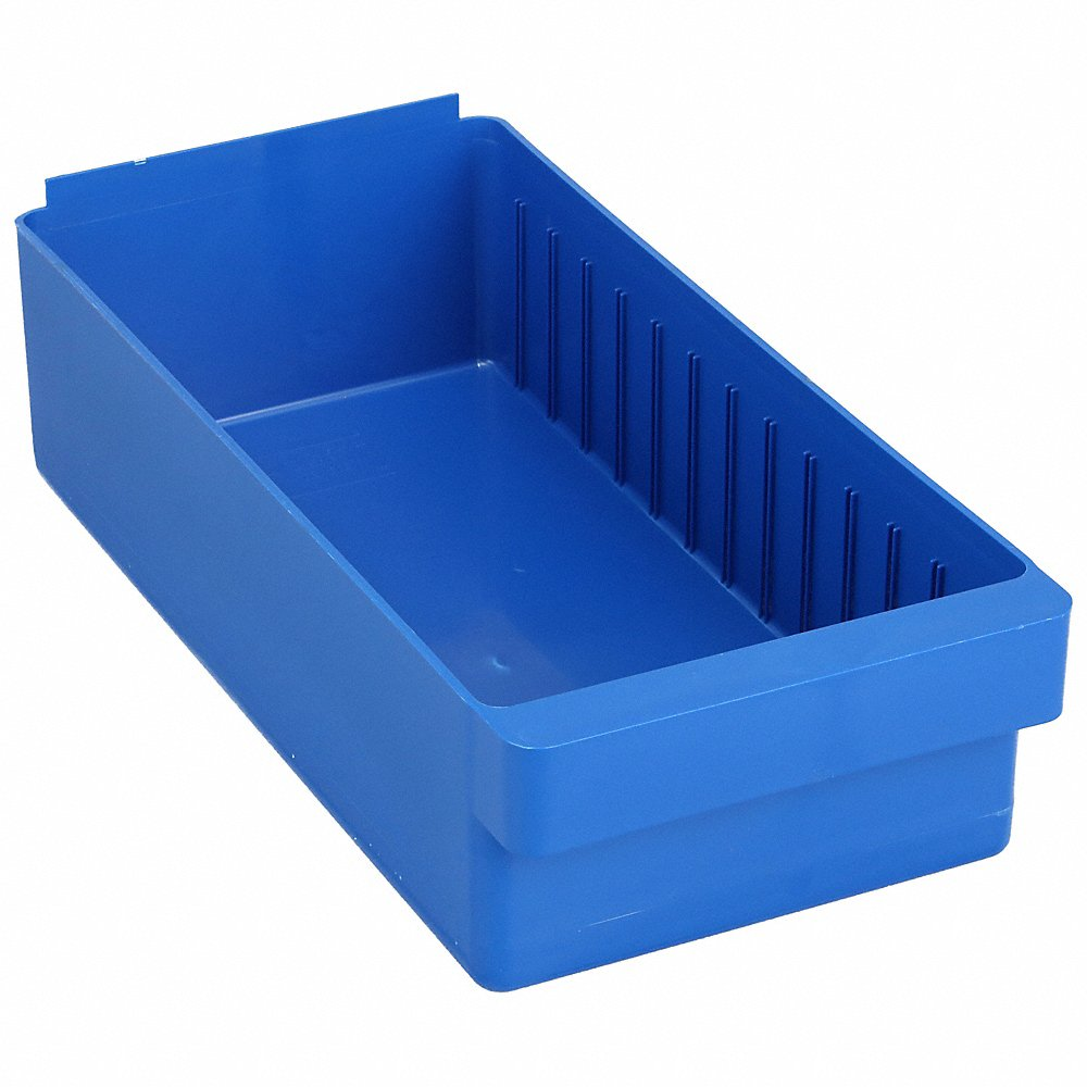 QUANTUM STORAGE SYSTEMS QED606BL Drawer Bin 17-5/8 x 8-3/8 x 4-5/8in Blue | AB2TUC 1NTT6