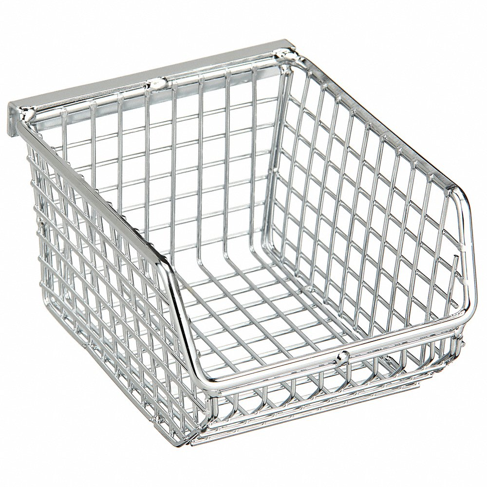 QUANTUM STORAGE SYSTEMS QMB510C Mesh Stack And Hang Bin, 5-1/4 x 4-1/4 x 3 Inch Size | CG9EGR