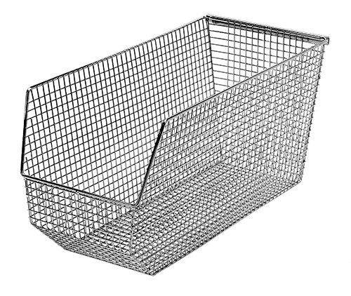 QUANTUM STORAGE SYSTEMS QMB565C Mesh Stack And Hang Bin, 17-3/4 x 8-1/8 x 9 Inch Size | CG9EHC