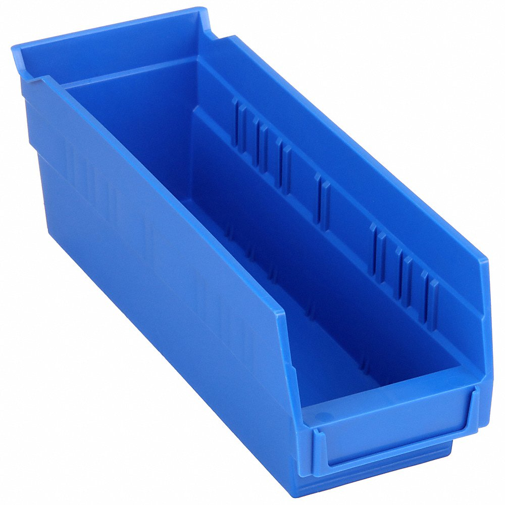 QUANTUM STORAGE SYSTEMS QSB101BL Shelf Bin 11-5/8 Inch Length 4-1/8 Inch Width 4 Inch Height | AF4NUW 9DUX0