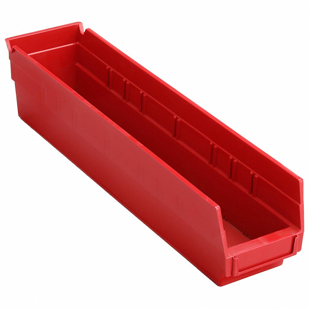 QUANTUM STORAGE SYSTEMS QSB103RD Shelf Bin 17-1/8 Inch Length 4-1/8 Inch Width 4 Inch Height | AF4WHX 9ME44