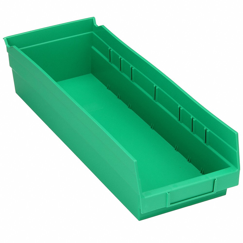 QUANTUM STORAGE SYSTEMS QSB104GN Shelf Bin 17-7/8 Inch Length 6-5/8 Inch Width 4 Inch Height | AF4EMQ 8TT53