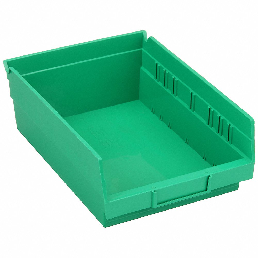 QUANTUM STORAGE SYSTEMS QSB107GN Shelf Bin 11-5/8 Inch Length 8-3/8 Inch Width 4 Inch Height | AF3QUK 8C511