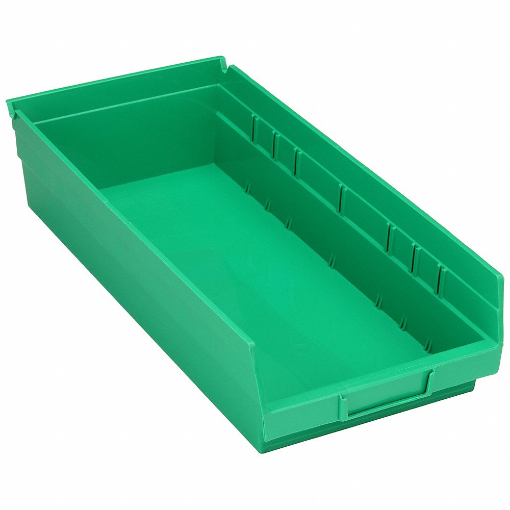 QUANTUM STORAGE SYSTEMS QSB108GN Shelf Bin 17-7/8 Inch Length 8-3/8 Inch Width 4 Inch Height | AF4YAT 9PNP2