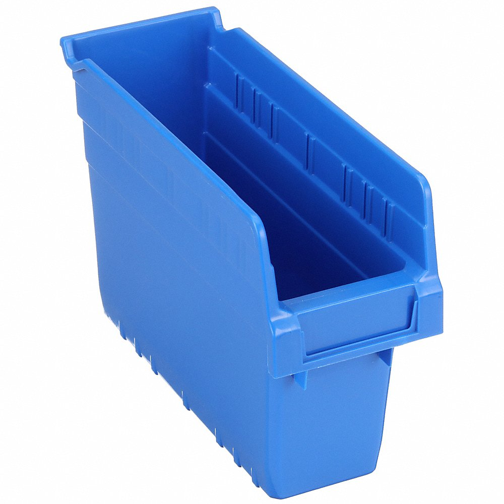 QUANTUM STORAGE SYSTEMS QSB801BL Shelf Bin 11-5/8 Inch Length 4-3/8 Inch Width 8 Inch Height | AC6HQH 33Z285