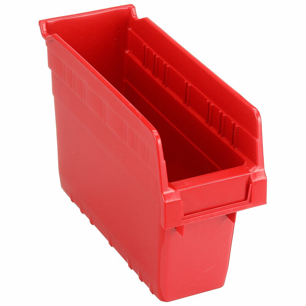 QUANTUM STORAGE SYSTEMS QSB801RD Shelf Bin 11-5/8 Inch Length 4-3/8 Inch Width 8 Inch Height | AC6HQJ 33Z286