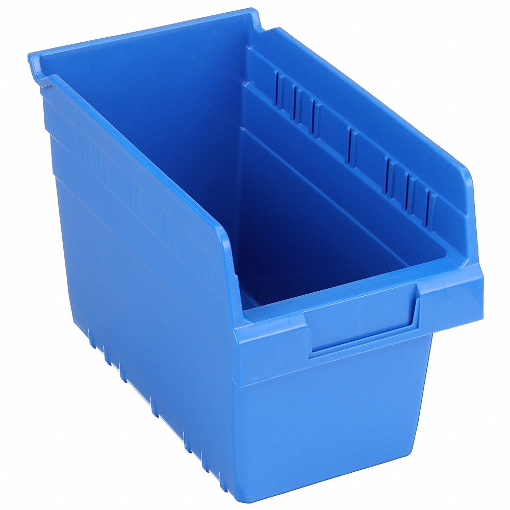 QUANTUM STORAGE SYSTEMS QSB802BL Shelf Bin 11-5/8 Inch Length 6-5/8 Inch Width 8 Inch Height | AC6HQL 33Z288