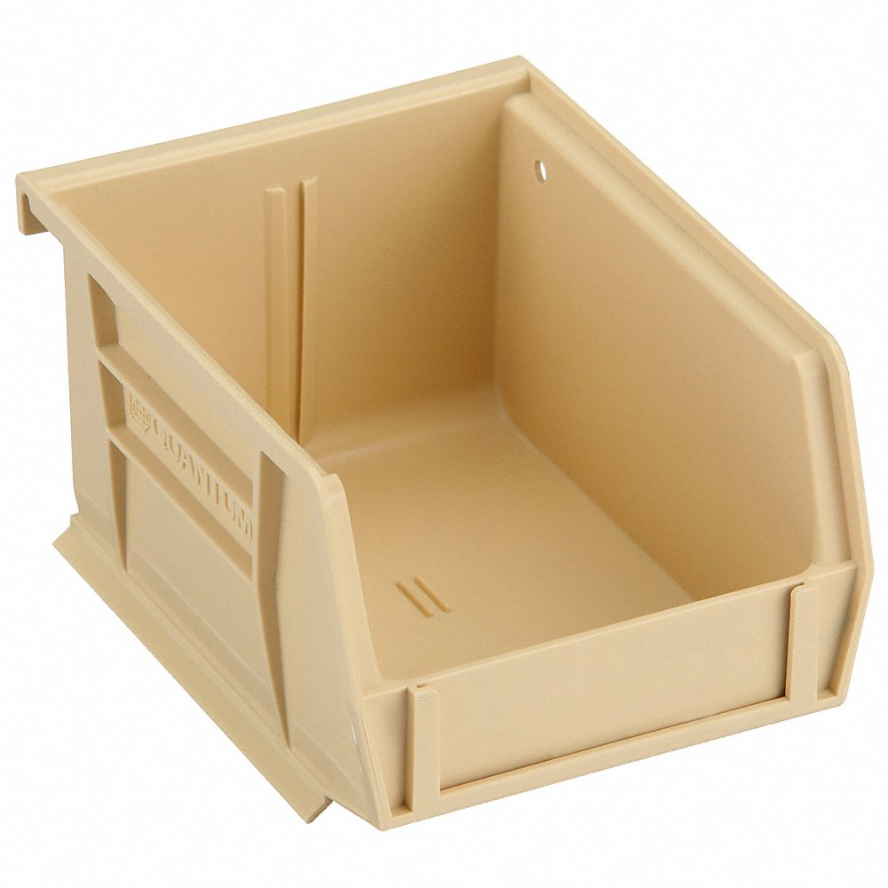 QUANTUM STORAGE SYSTEMS QUS210IV Hang And Stack Bin 5-3/8 Inch Length Ivory | AF4WJA 9ME56