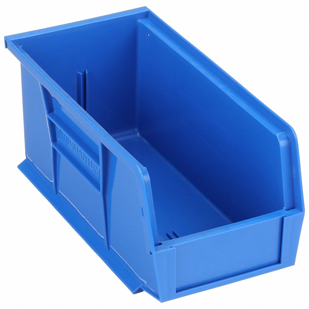 QUANTUM STORAGE SYSTEMS QUS230BL Hang/stack Bin 10-7/8l x 5-1/2w Blue | AF4PPE 9EW98
