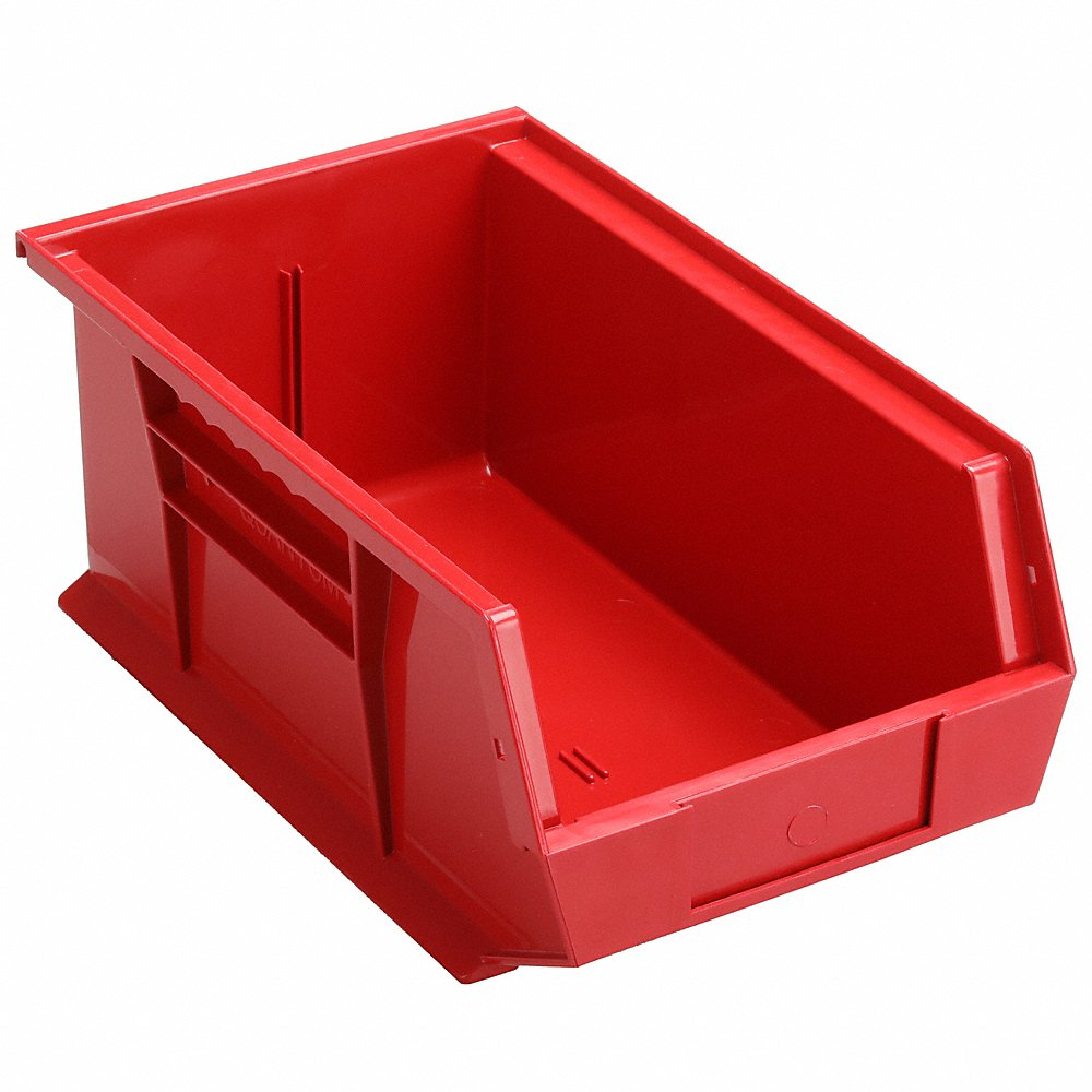 QUANTUM STORAGE SYSTEMS QUS241RD Hang/stack Bin 13-5/8 x 8-1/4 x 6 Red | AC6HTH 33Z333