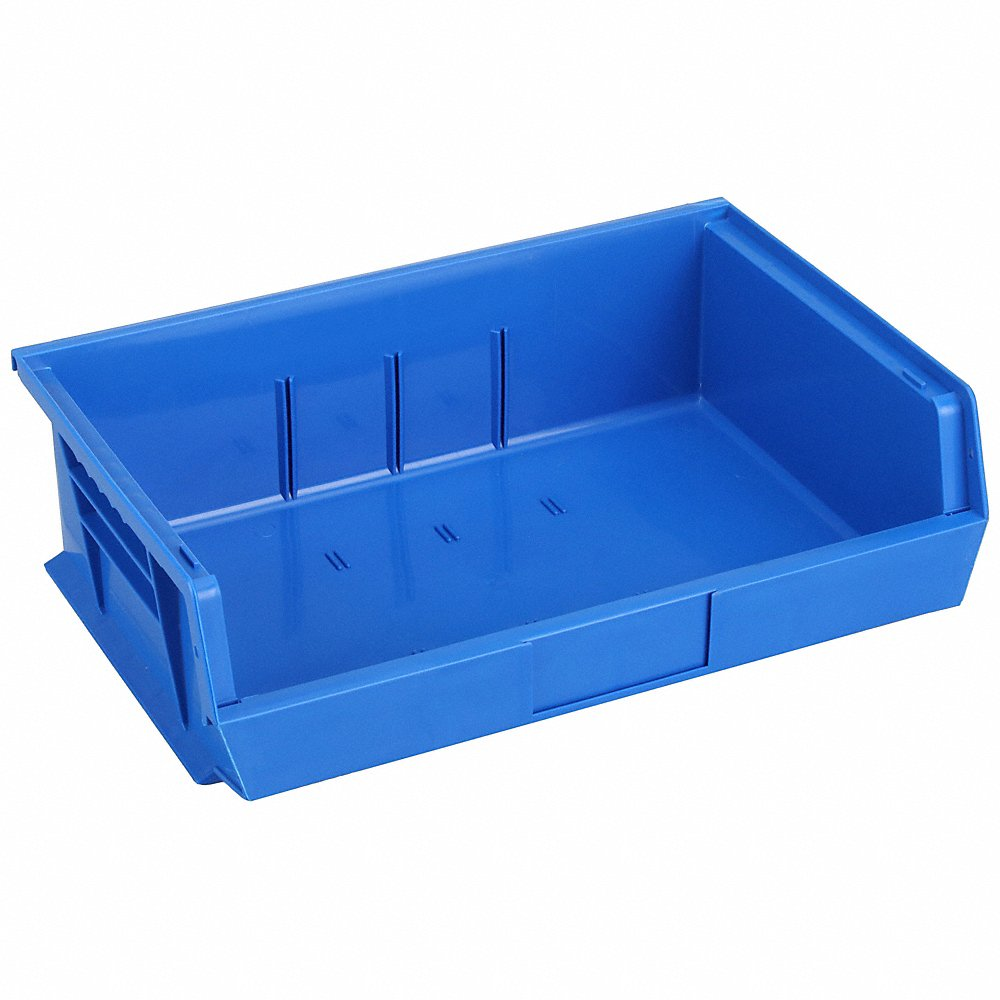 QUANTUM STORAGE SYSTEMS QUS245BL Hang/stack Bin 10-7/8l x 16-1/2w Blue | AF4JDM 8Y085