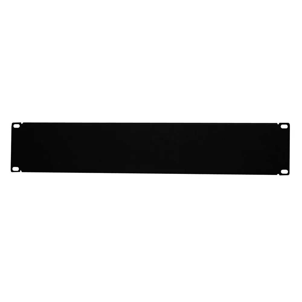 Blank Filler Panel, 2U, 3.50in H x 19in, Black