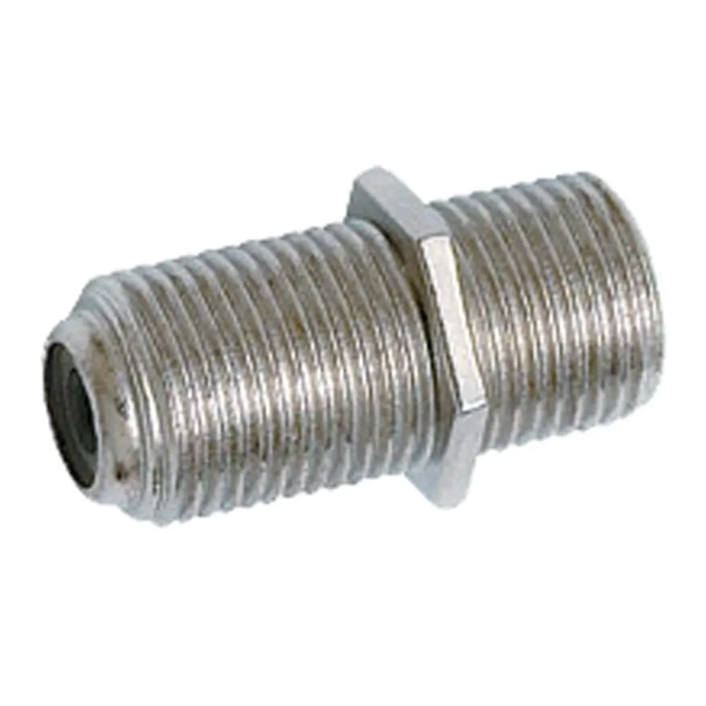 F-81 (F-F) Inline Coupler, 75 Ohm, 3/4 Feet Feet, 900Mhz W/O Nut Washer