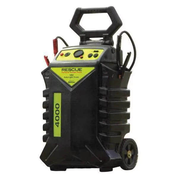 Wheeled Battery Jump Starter, Boosting, Charging, For Battery Voltage 12