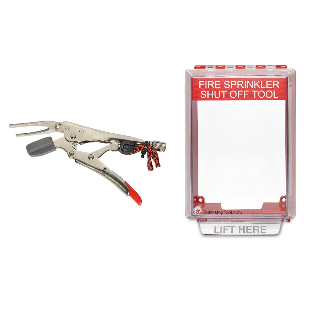 Fire Sprinkler Tool, with Wall Mount Case