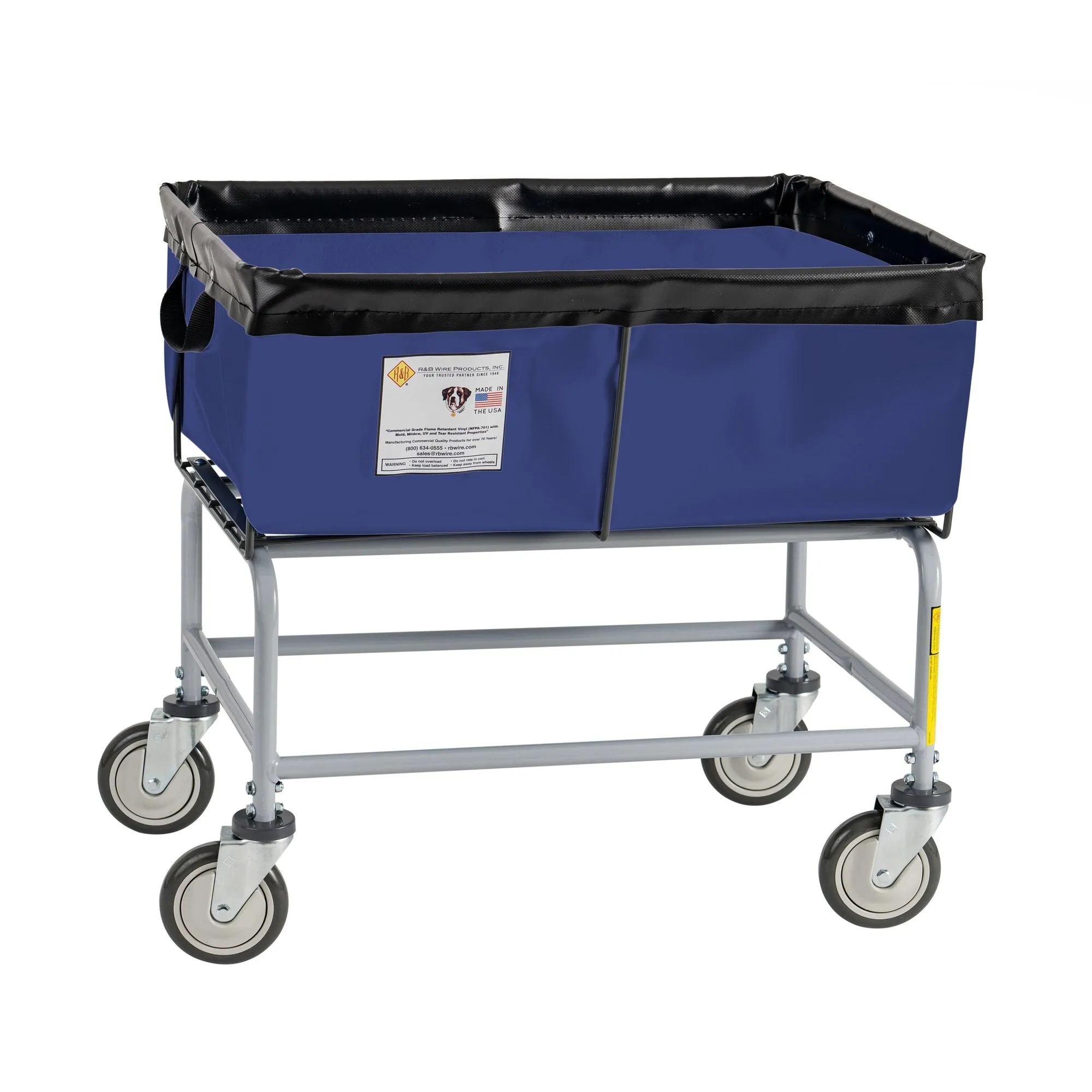 Elevated Basket Truck, Vinyl, 3 Bushel, Navy