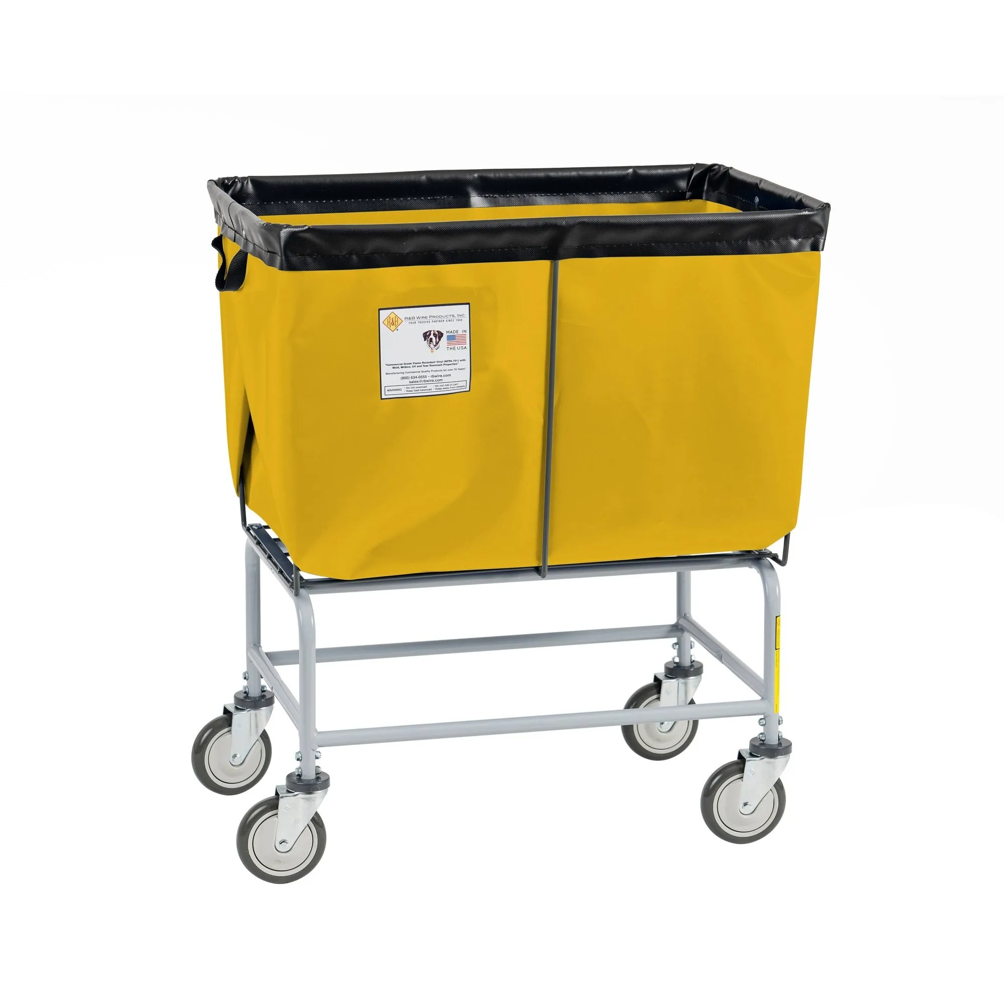 Elevated Basket Truck, Vinyl, 6 Bushel, Yellow