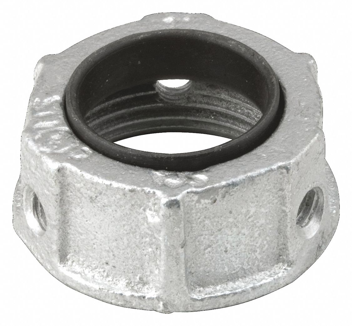 FABORY 1133 Insulating Bushing, Zinc Plated, 3/4 Inch Trade Size, 9/16 Inch Length, Insulated | CH6TEG 206D63