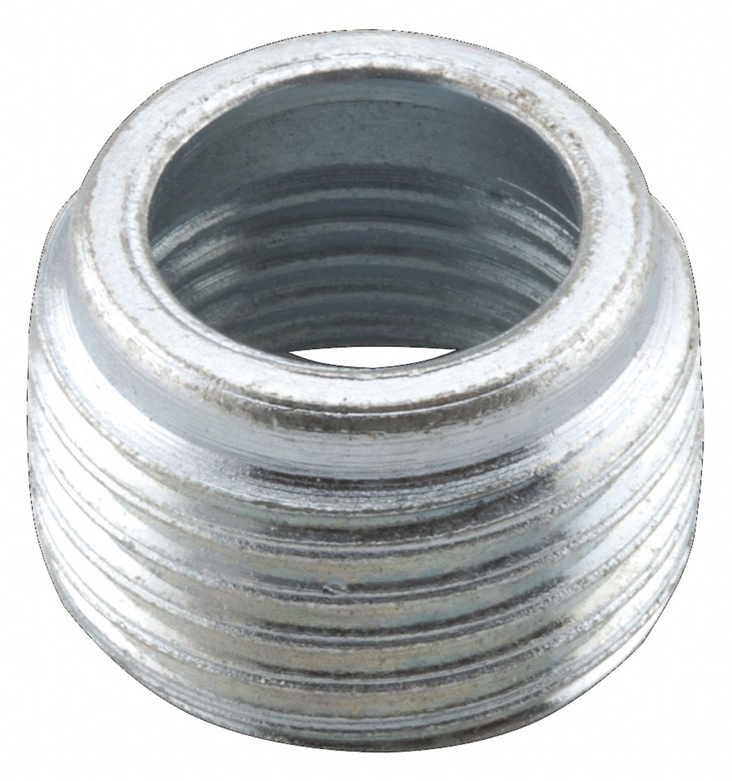RACO 1154 Reducing Bushing, 2 Inch To 1 Inch Reduction Size, Steel, Zinc Plated | CH6HQU 52AW60