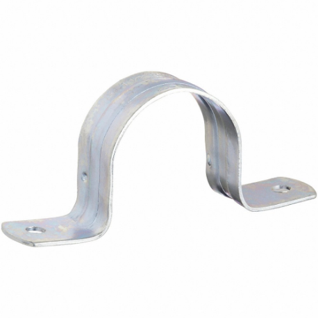 RACO 2236 Conduit & Pipe Strap Clamp, Two-Hole, 1 1/2 Inch Trade Size, Steel, Imc/Rmc | CT8LDX 206G29