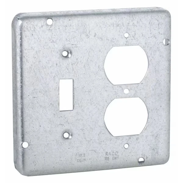 Cover, 2 Device Switch/Recpt, 4-11/16 Inch