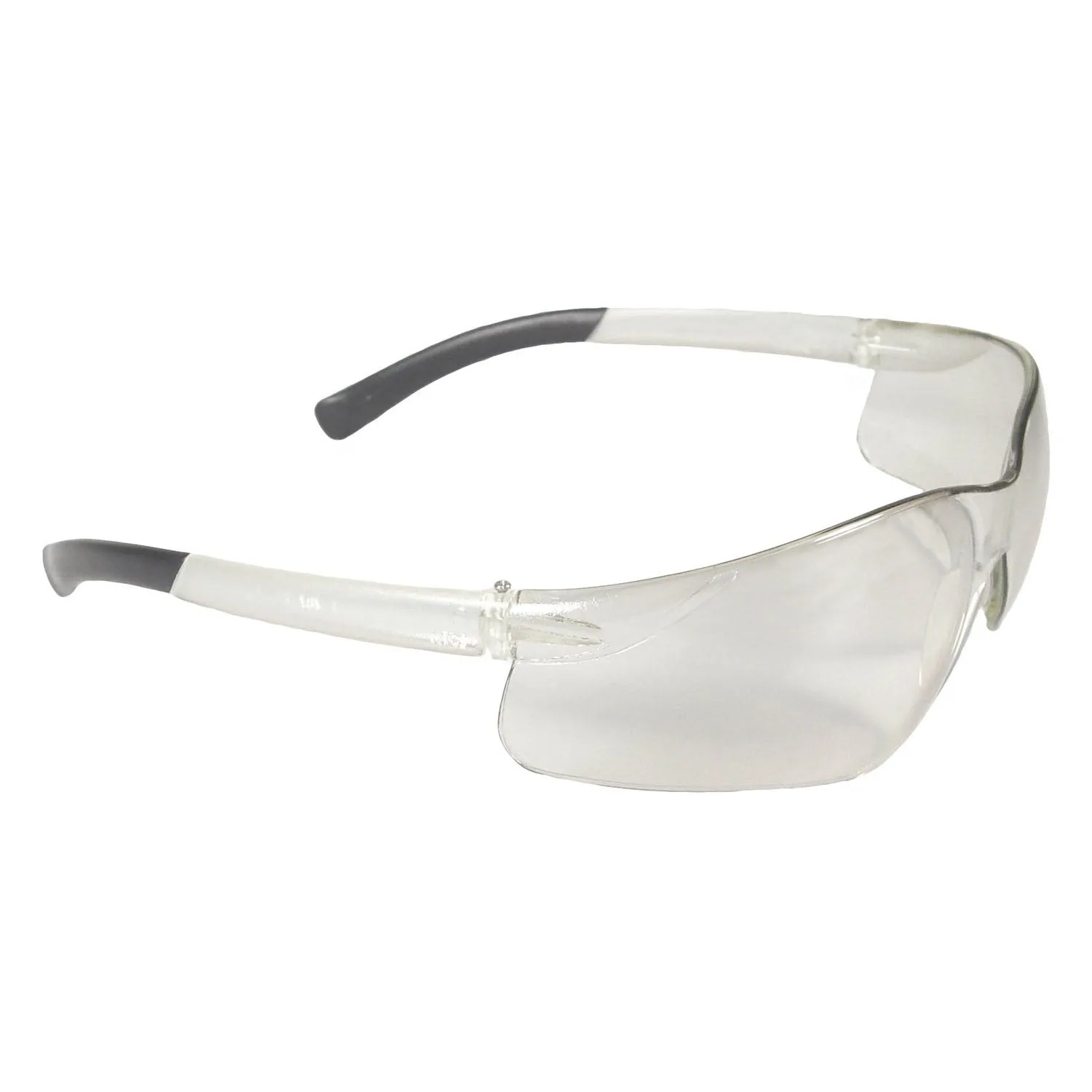 Safety Glasses, Wraparound Clear Polycarbonate Lens, Anti-Fog