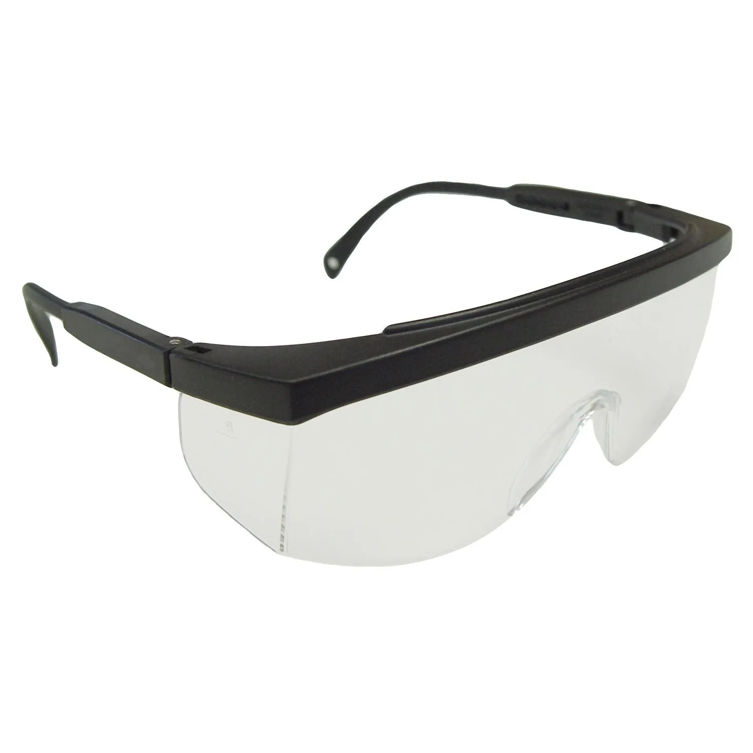 Safety Glasses, Clear Polycarbonate Lens, Uncoated