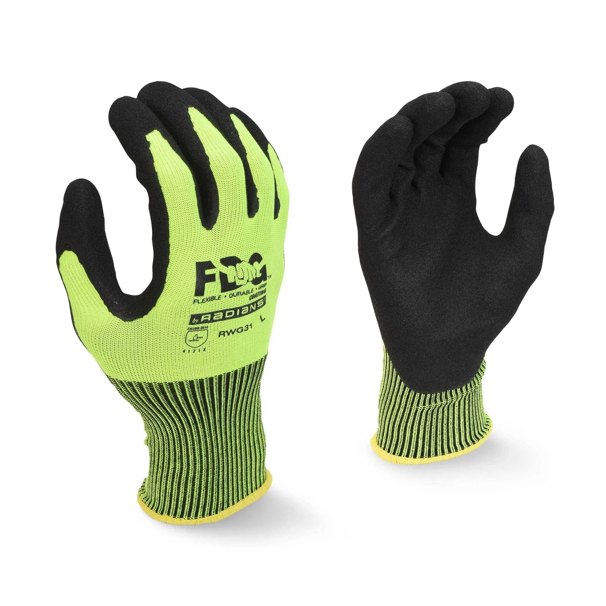 Gloves FDG Coat High Visibility Work Glove, M