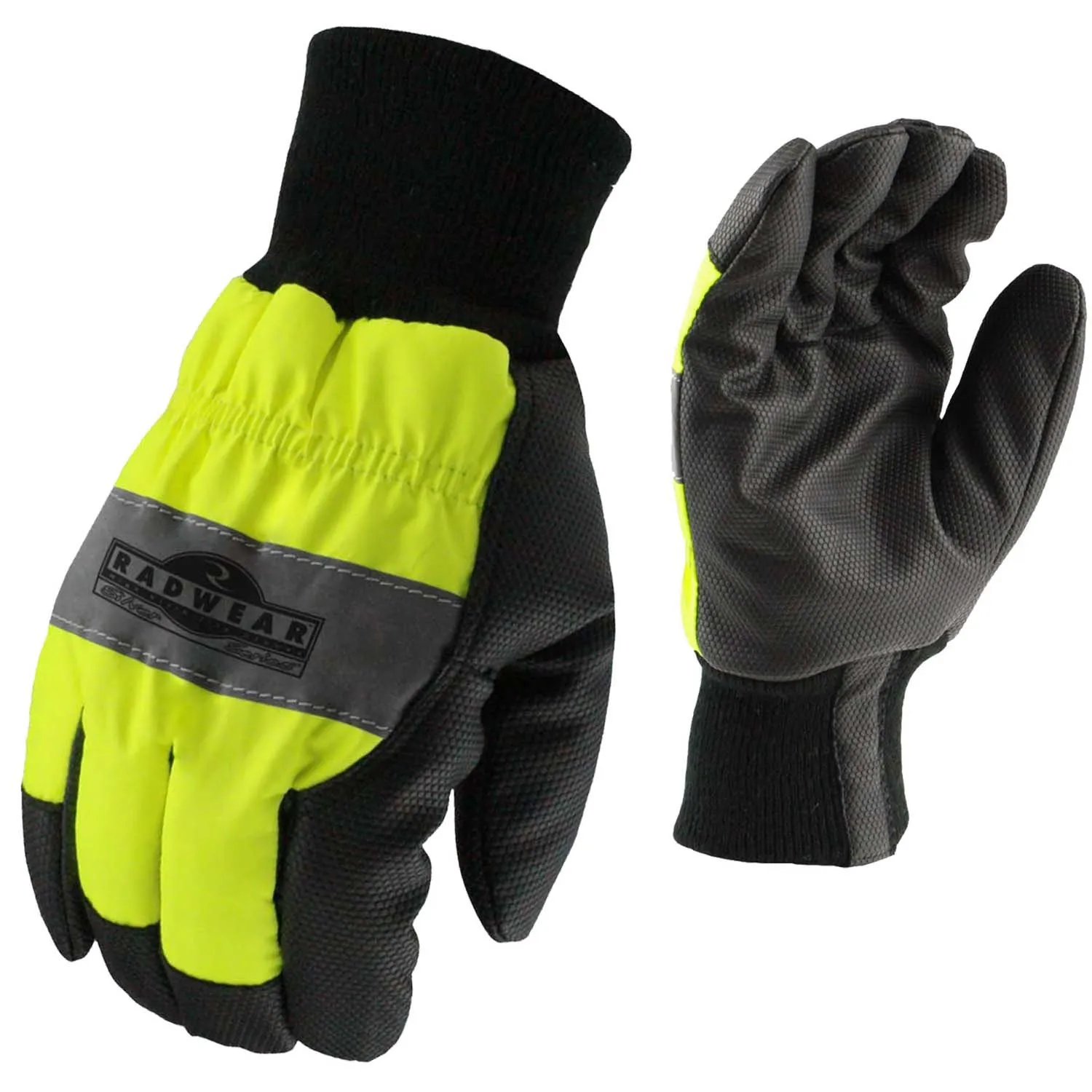 Hi-Vis Cold Protection Gloves, Thermal Lining, M